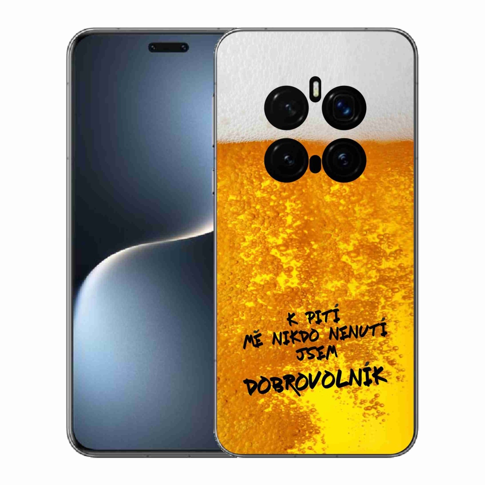 Gelový kryt mmCase na Honor Magic 7 Pro 5G - pivní motiv 4