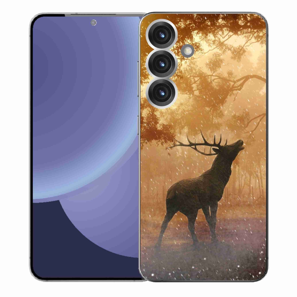 Gelový kryt mmCase na Samsung Galaxy S25+ - jelen v říji