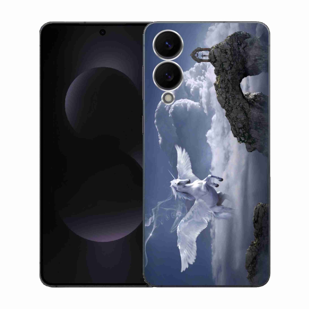 Gelový kryt mmCase na Samsung Galaxy S25 Edge - pegas
