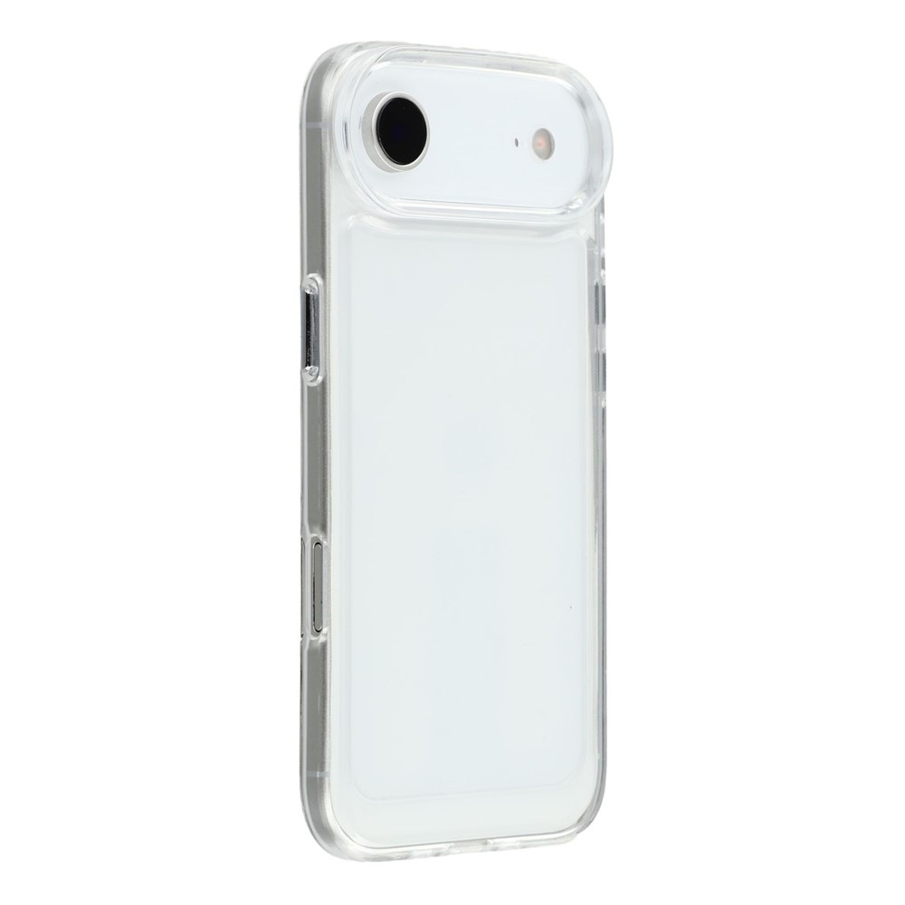 Gelový obal s pevnými zády na iPhone 17 Air - průhledný