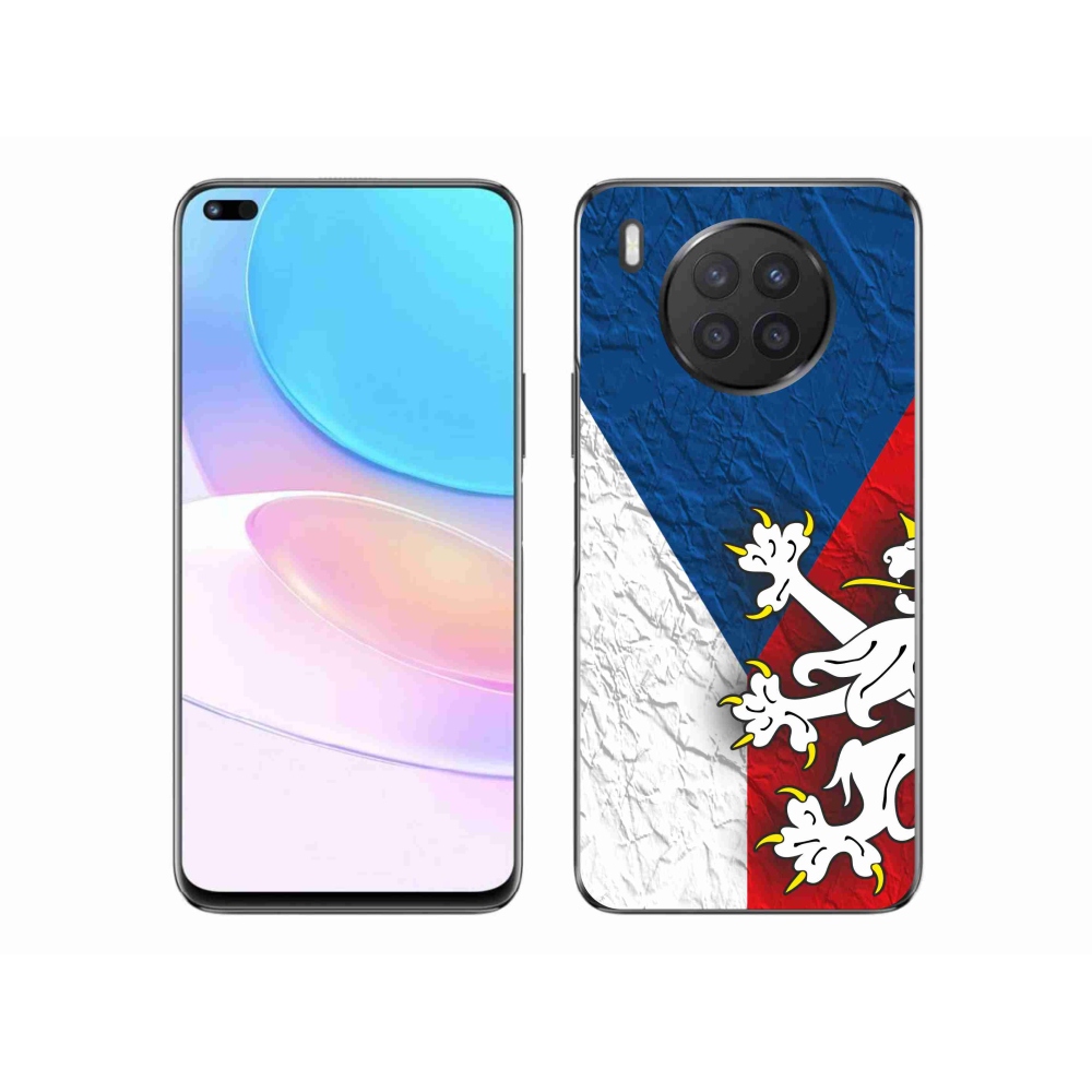 Gelový kryt mmCase na Huawei Nova 8i - česká vlajka 1
