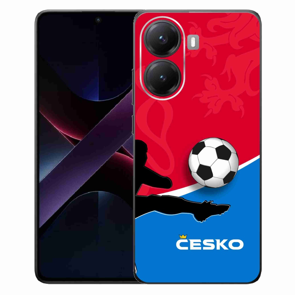 Gelový kryt mmCase na Xiaomi Poco X7 Pro 5G - fotbal Česko 2