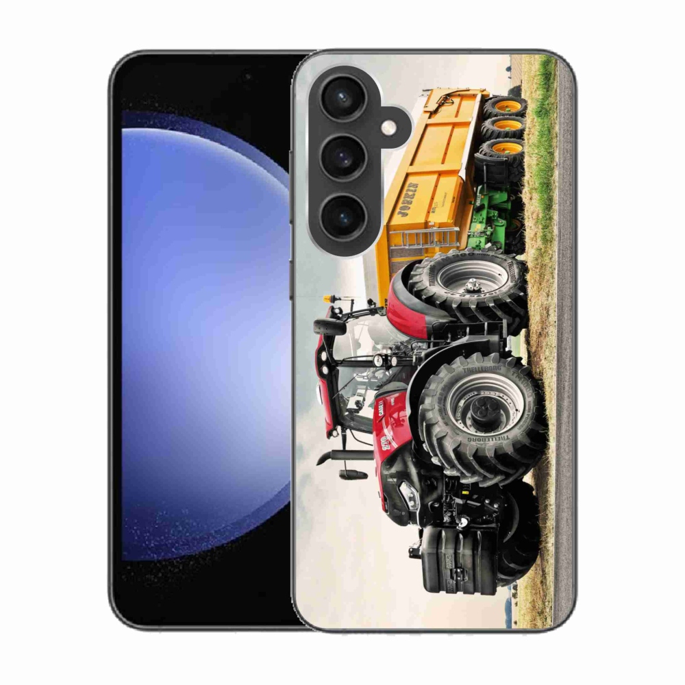 Gelový kryt mmCase na Samsung Galaxy S23 FE - traktor 3