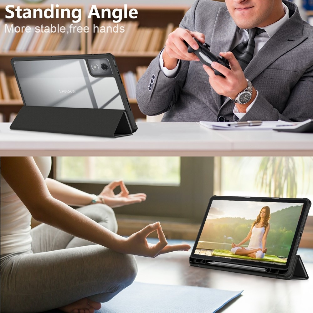 Case chytré zavírací pouzdro na tablet Lenovo Tab K11 Plus - černé