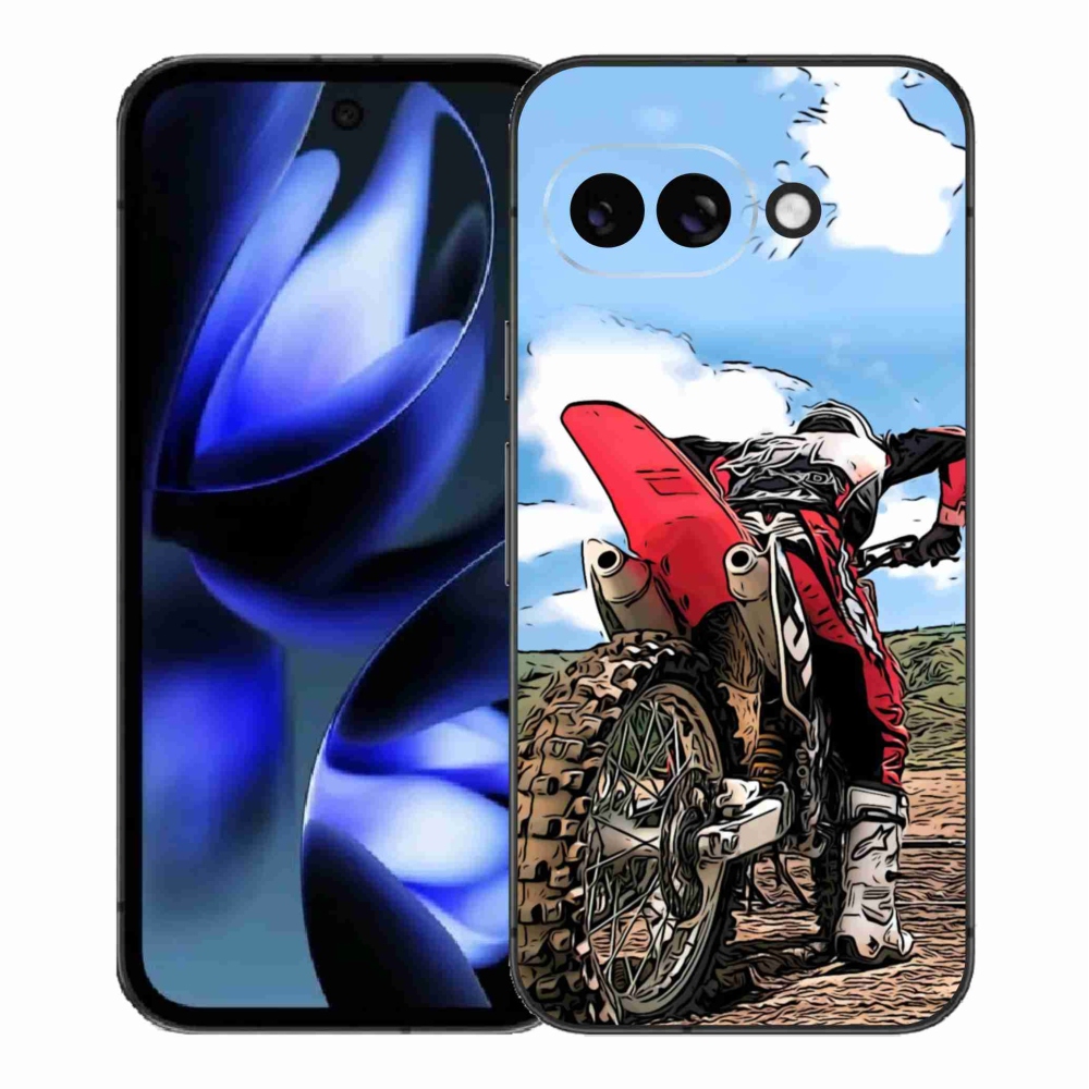 Gelový kryt mmCase na Google Pixel 9a - moto
