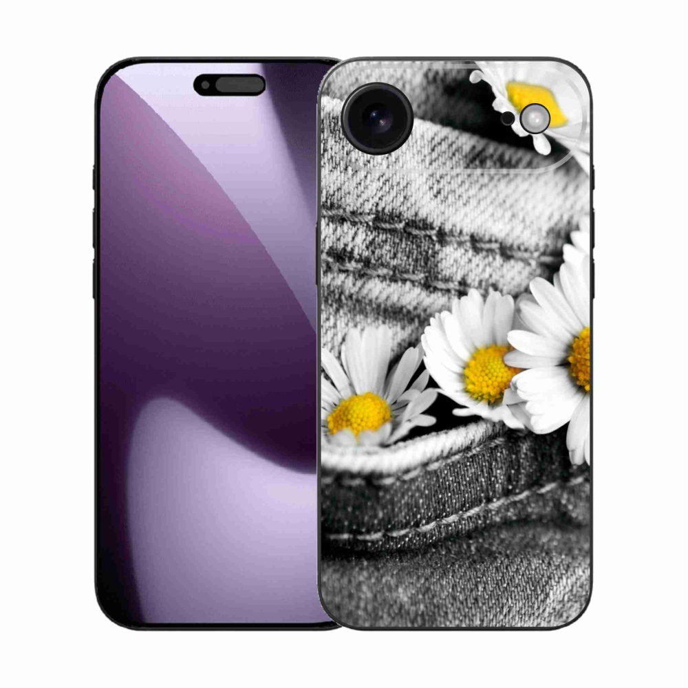 Gelový kryt mmCase na iPhone 17 Air - kopretiny