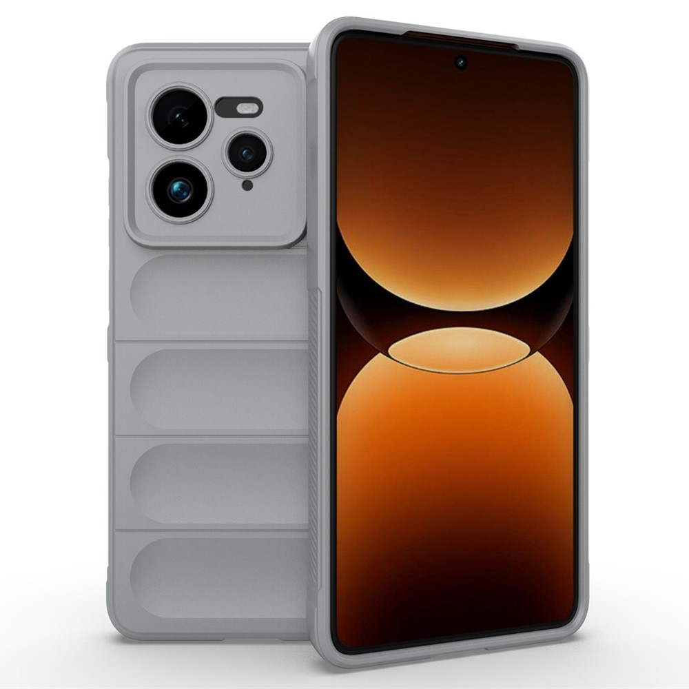 Rugg odolný gelový obal na Realme GT 7 Pro 5G - světlešedý