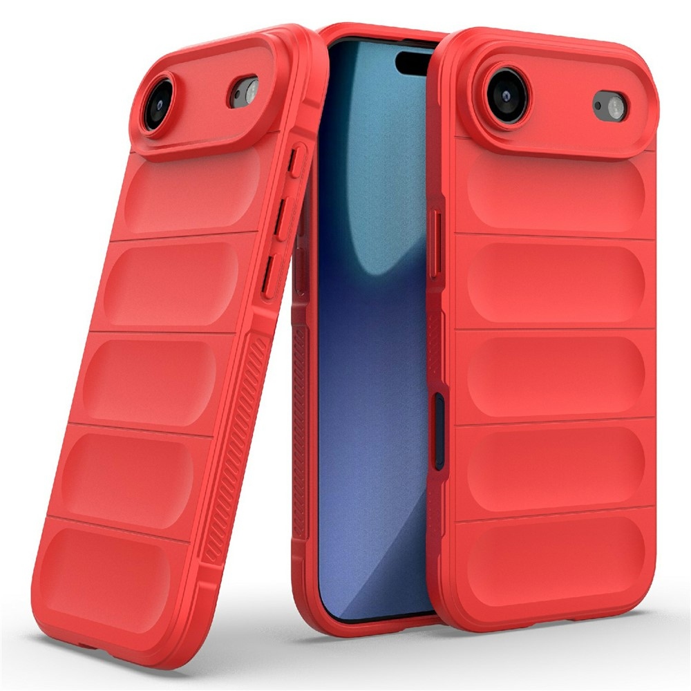 Rugg odolný gelový obal na iPhone 17 Air - červený