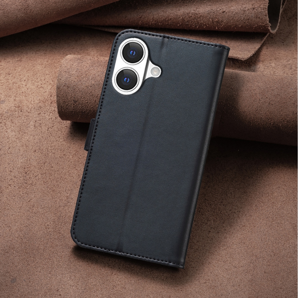 Clover knížkové pouzdro na iPhone 17 - černé