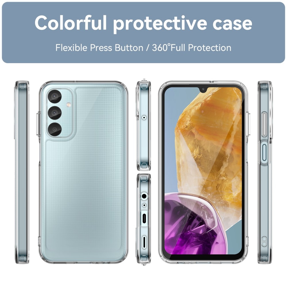 Candy gelový obal na Samsung Galaxy M15 5G - průhledný