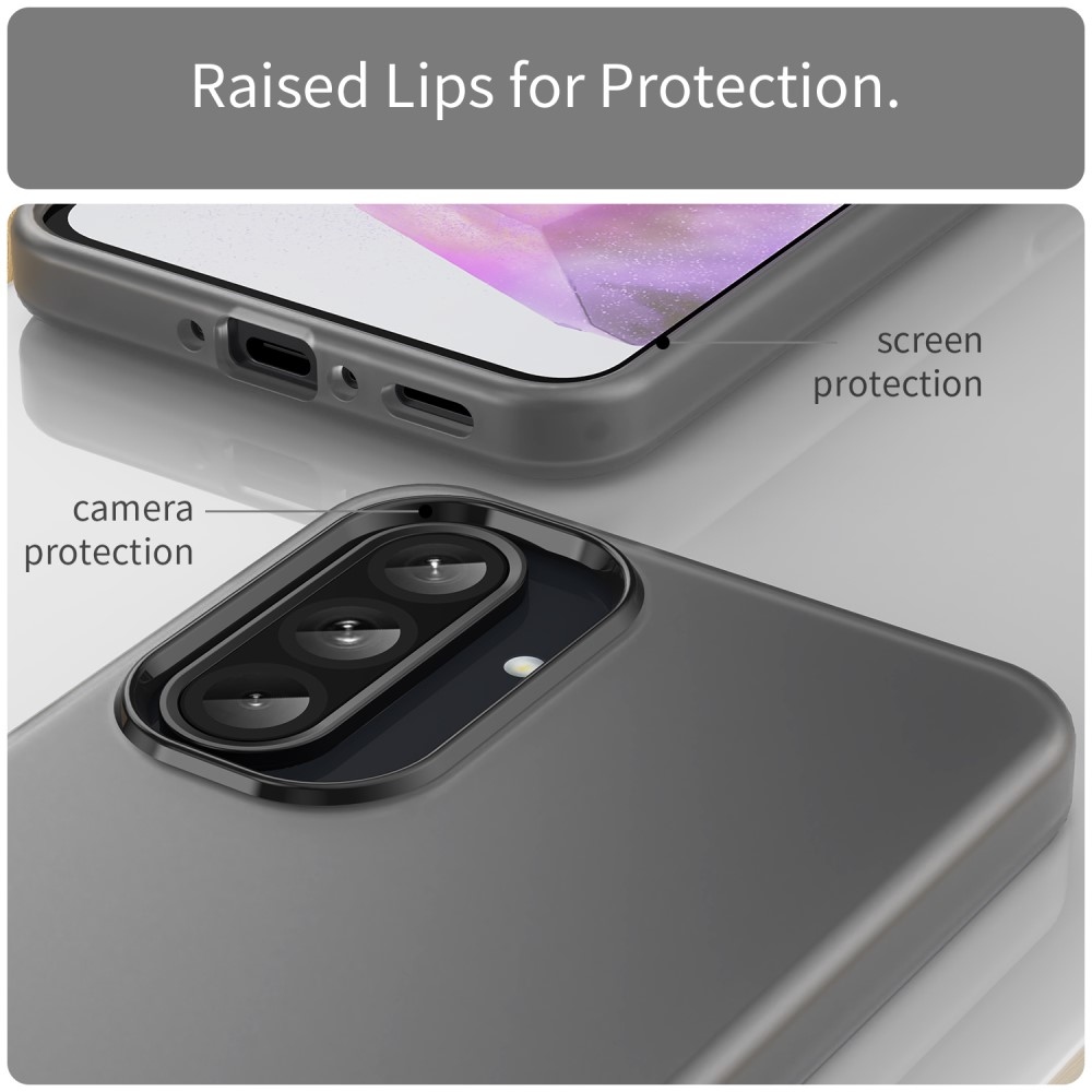 Candys matný gelový obal na Samsung Galaxy A36 5G/A56 5G - černý