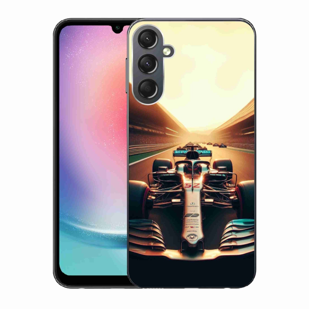 Gelový kryt mmCase na Samsung Galaxy A24 - formule 1