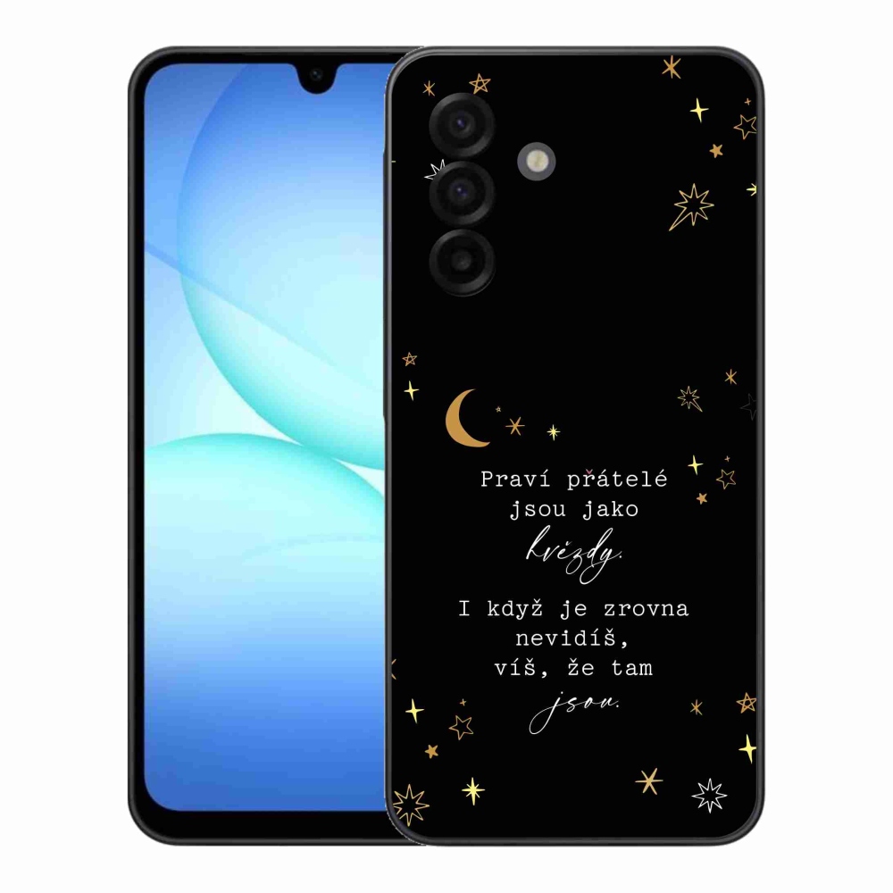 Gelový kryt mmCase na Samsung Galaxy A17 4G/5G - citát 6 černé pozadí