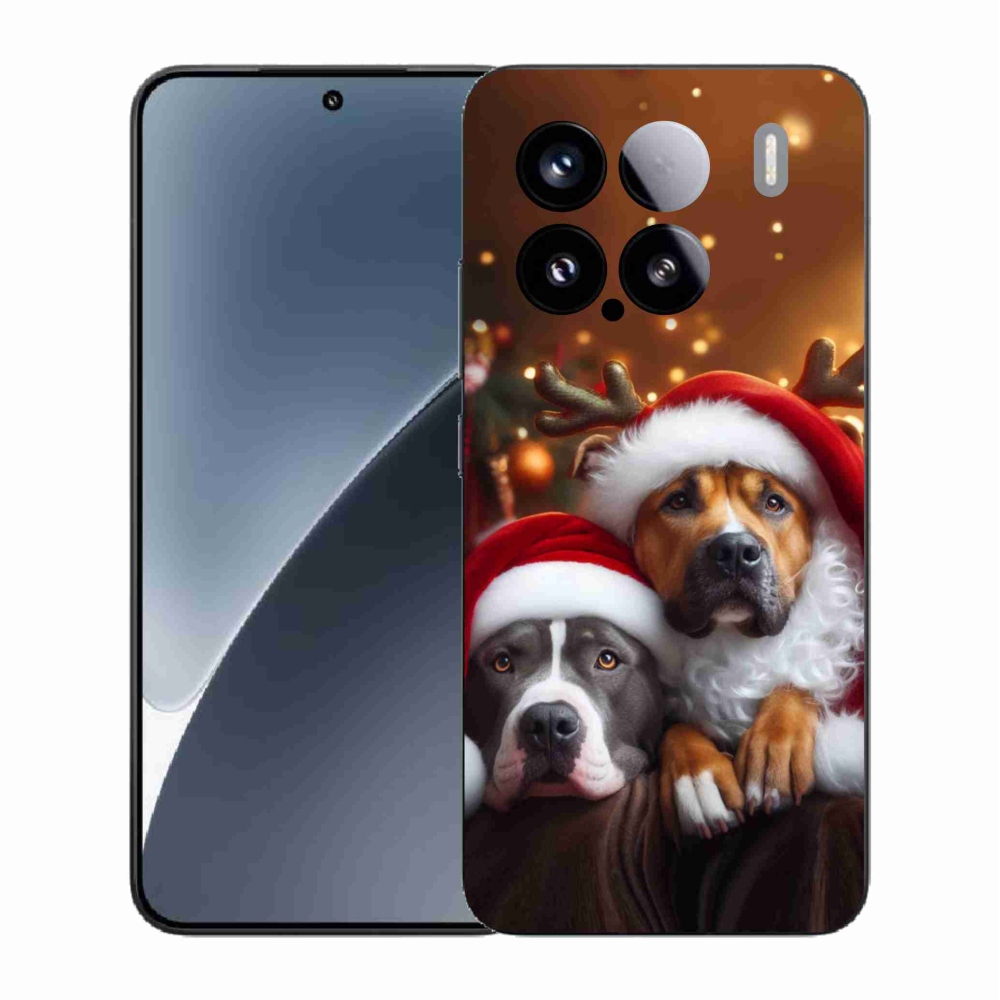 Gelový kryt mmCase na Xiaomi 15 - vánoční psi