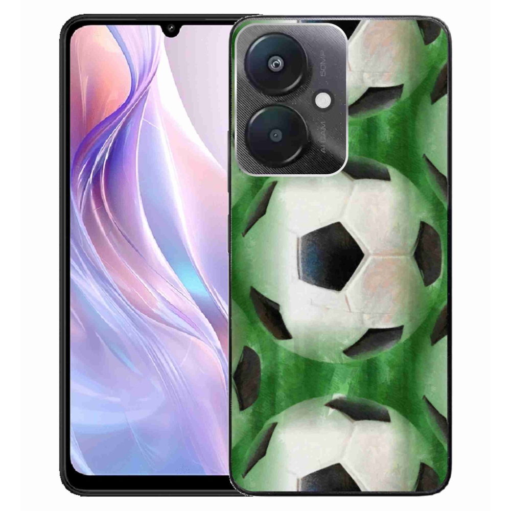 Gelový kryt mmCase na Xiaomi Redmi 13C 5G - fotbalový míč