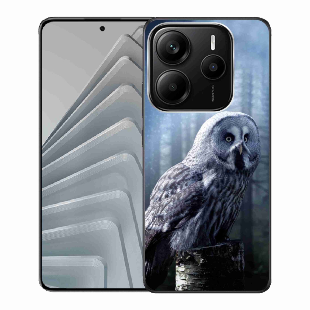 Gelový kryt mmCase na Xiaomi Redmi Note 14 5G - sova
