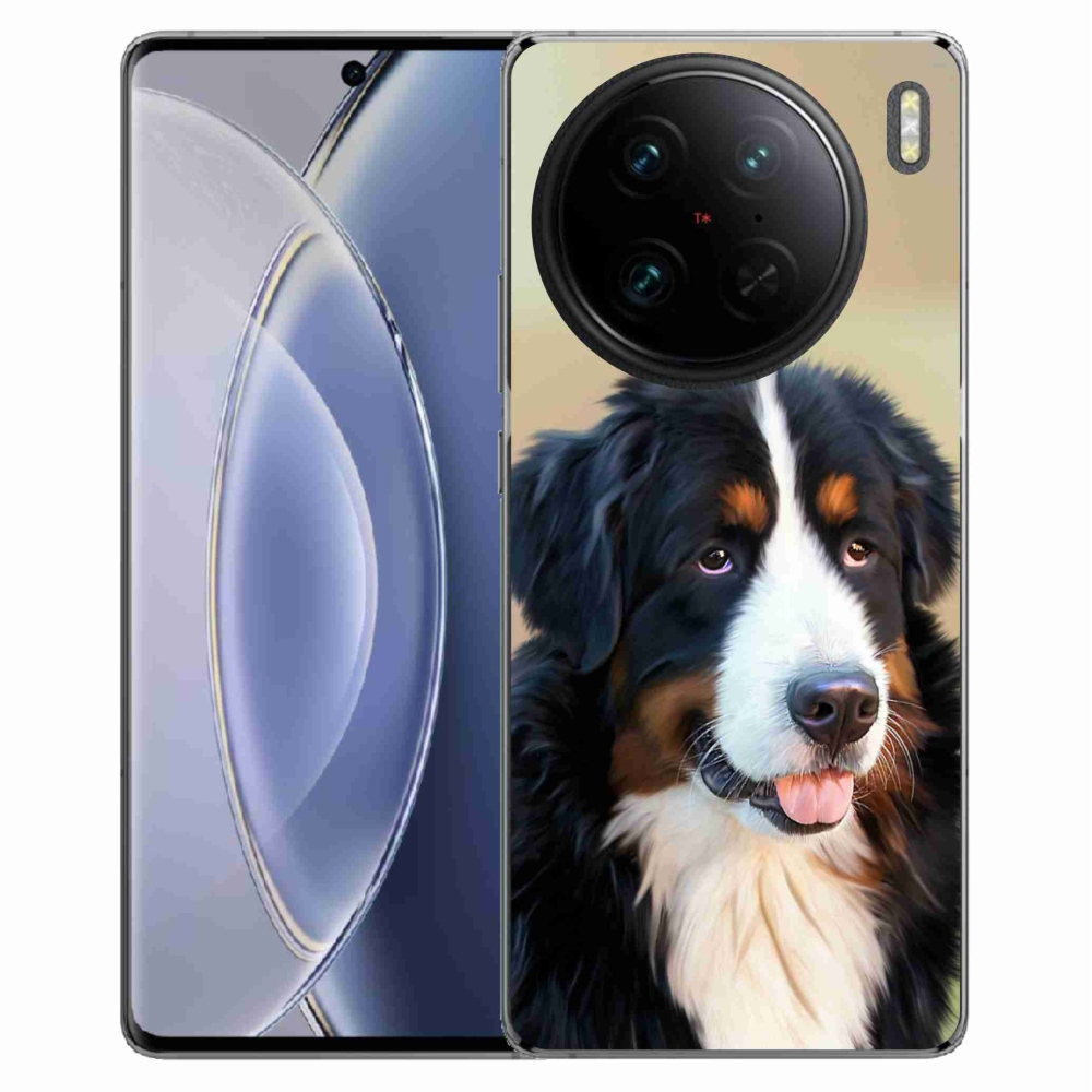 Gelový obal mmCase na Vivo X90 Pro - bernský salašnický pes