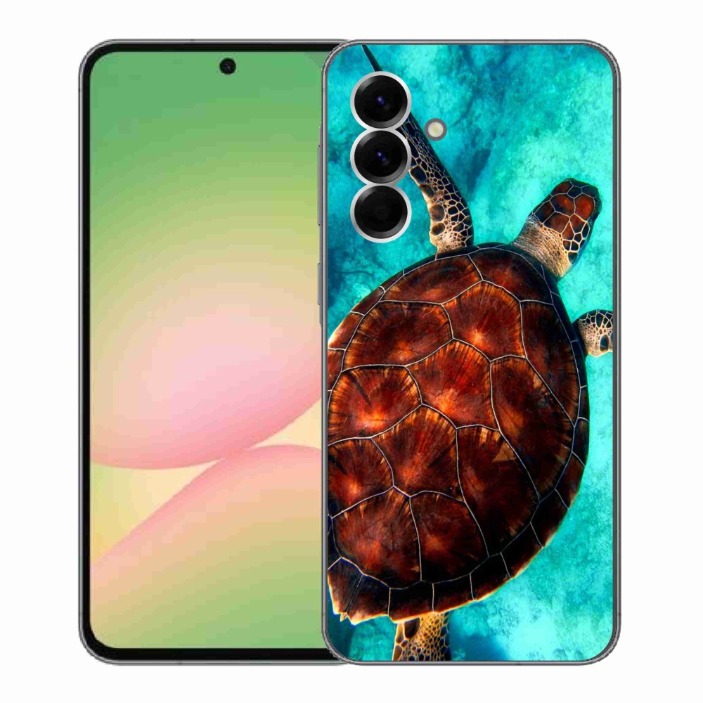 Gelový kryt mmCase na Samsung Galaxy A56 5G - želva