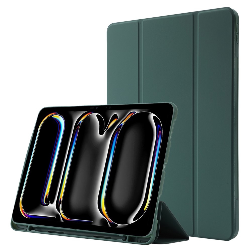 Stand zavírací pouzdro na iPad Pro 11 (2024) - zelené