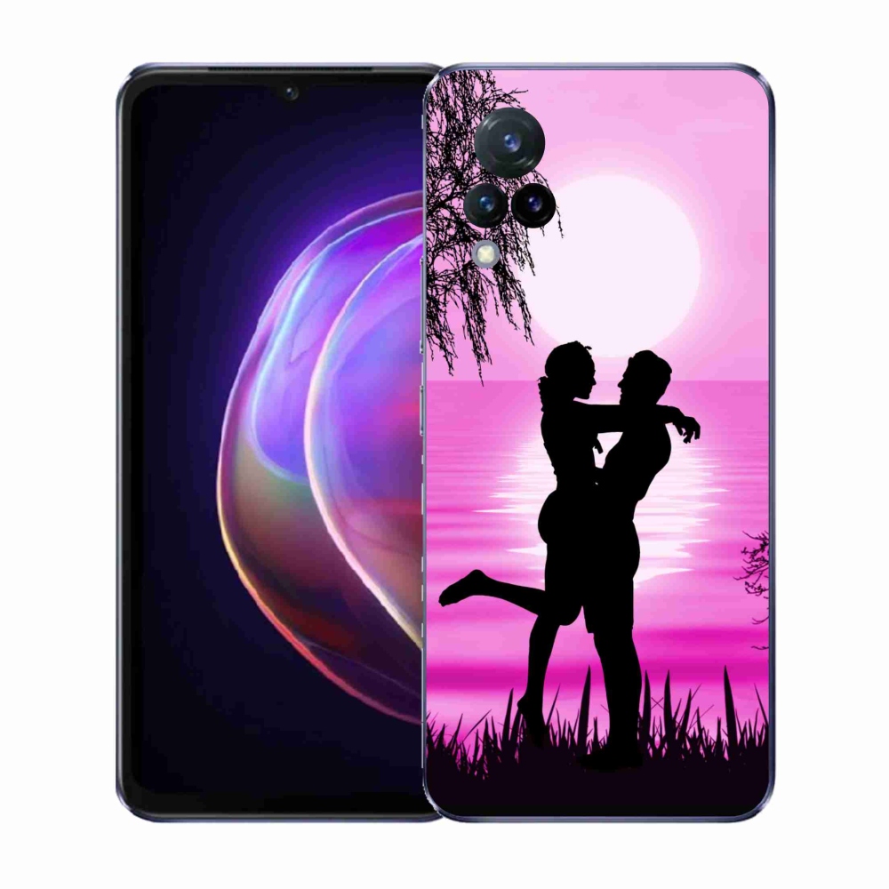 Gelový kryt mmCase na Vivo V21 4G/5G - západ slunce