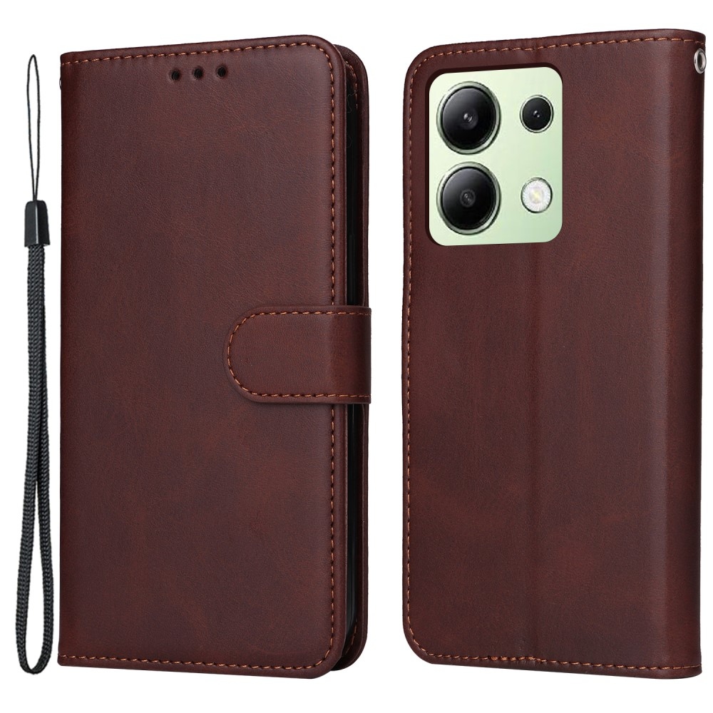 Wallet knížkové pouzdro na Xiaomi Redmi Note 13 - hnědé