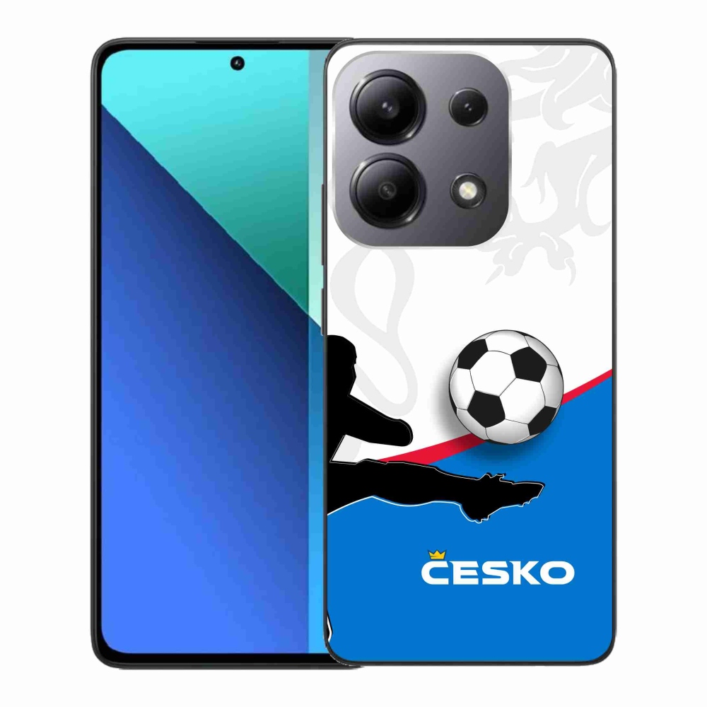 Gelový kryt mmCase na Xiaomi Redmi Note 13 - fotbal Česko 3