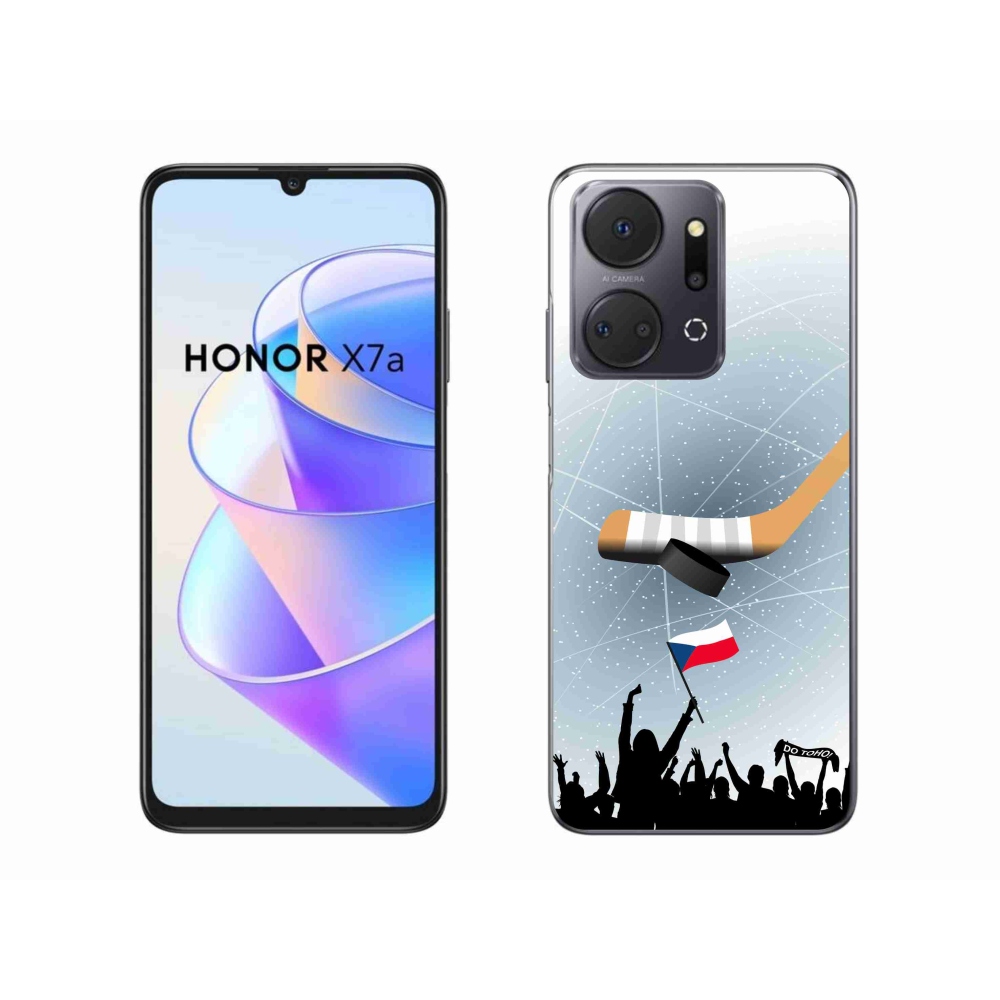 Gelový kryt mmCase na Honor X7a - fanoušci hokeje