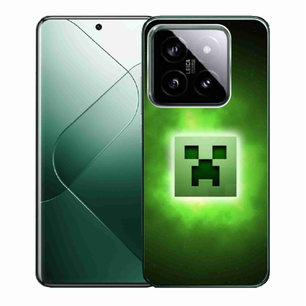Gelový kryt mmCase na Xiaomi 14 - minecraft