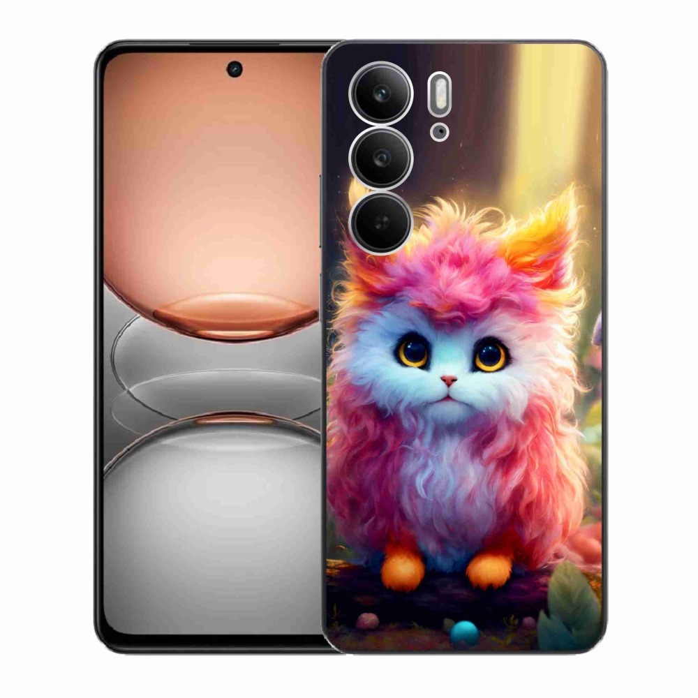 Gelový kryt mmCase na Realme C75 - roztomilé kotě 5