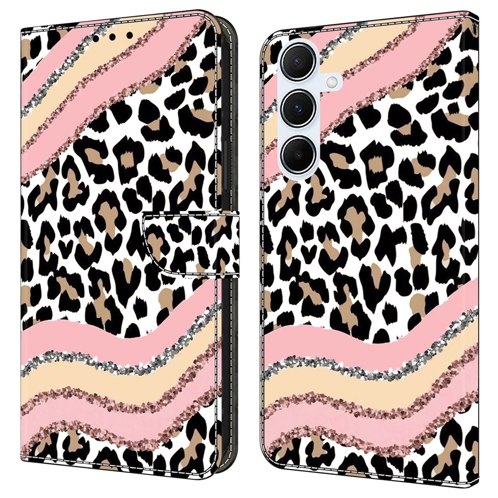 Firmly knížkové pouzdro na Samsung Galaxy A17 5G/A26 5G - leopardí vzor