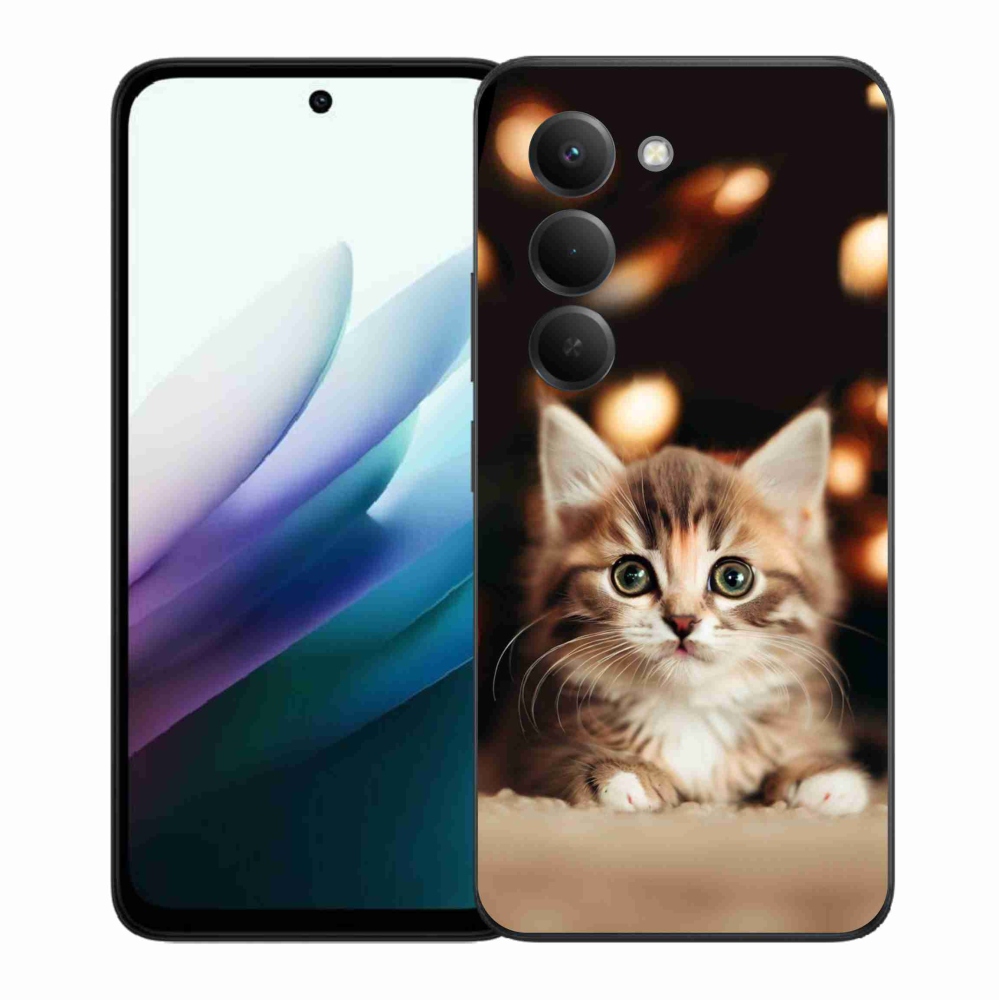 Gelový kryt mmCase na Xiaomi Redmi 15 4G/5G (171mm) - roztomilé kotě 2