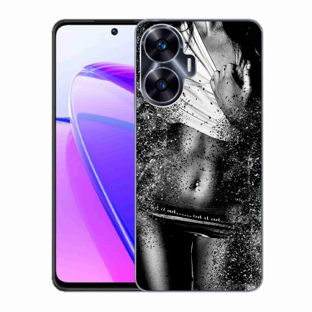 Gelový kryt mmCase na Realme C55 - sexy žena 1