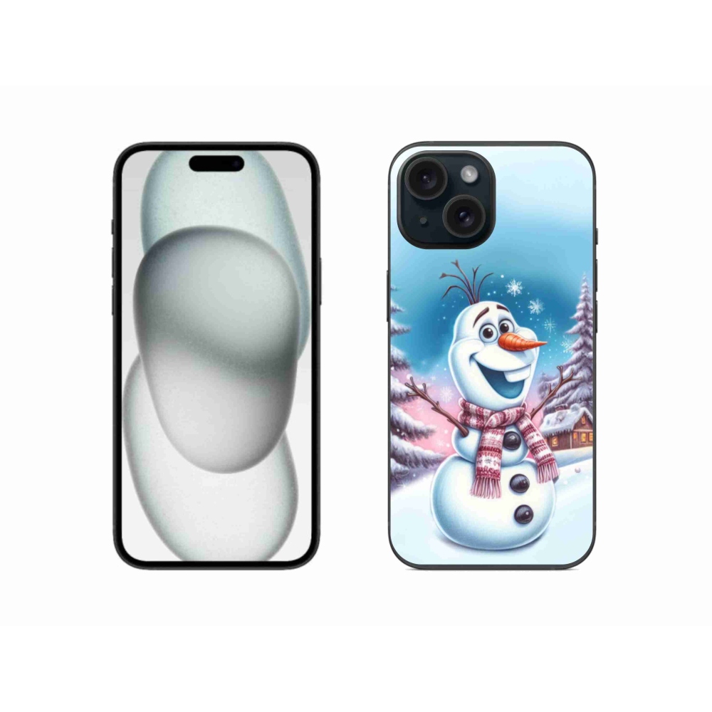Gelový kryt mmCase na iPhone 15 - ledové království