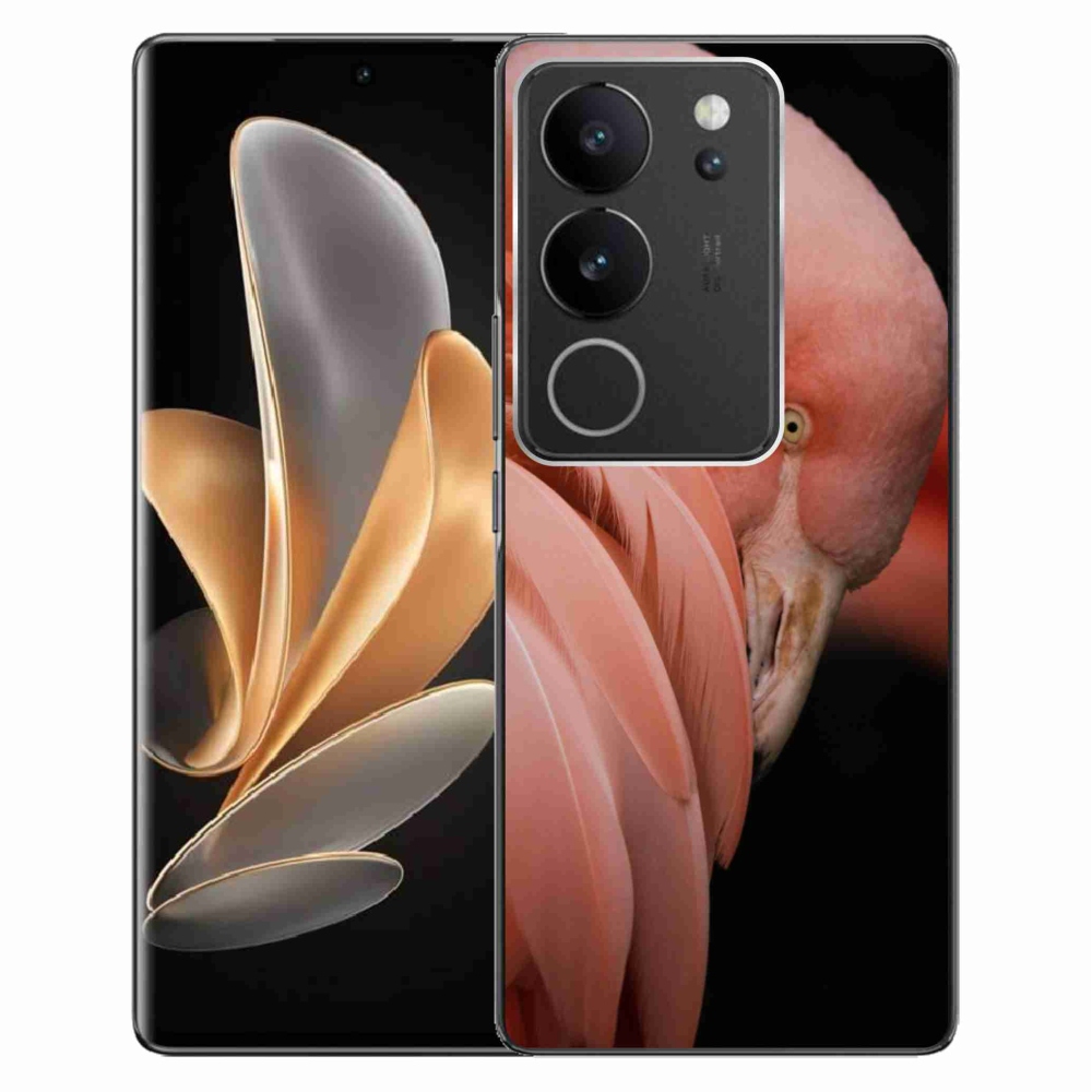 Gelový kryt mmCase na Vivo V29 5G - plameňák 3