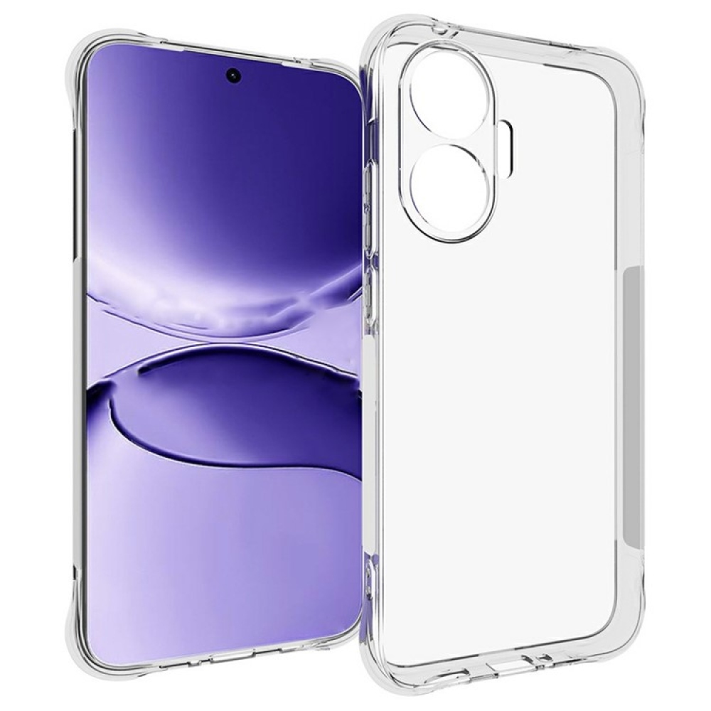 Průhledný gelový obal s vyztuženými rohy na Xiaomi Poco F7 5G