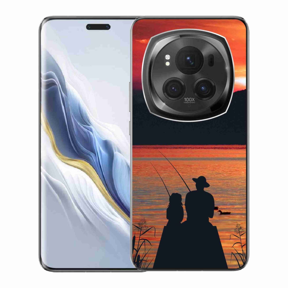 Gelový kryt mmCase na Honor Magic 6 Pro 5G - rybaření 3