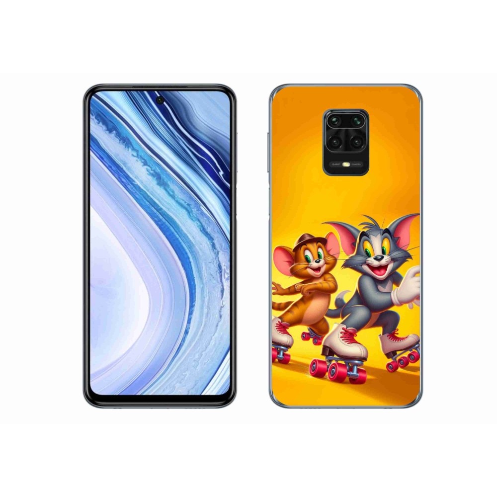 Gelový kryt mmCase na Xiaomi Redmi Note 9S - tom a jerry