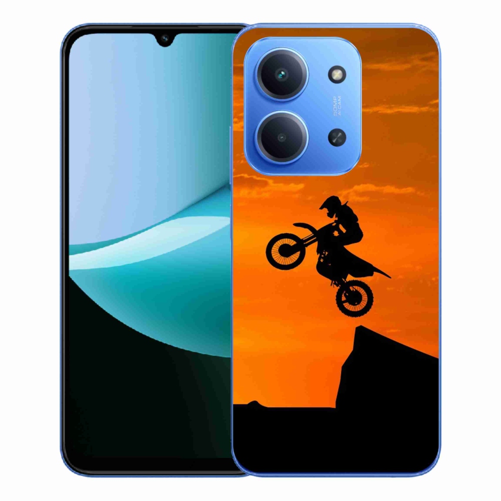 Gelový kryt mmCase na Xiaomi Redmi 15C 4G/5G (173mm) - motocross