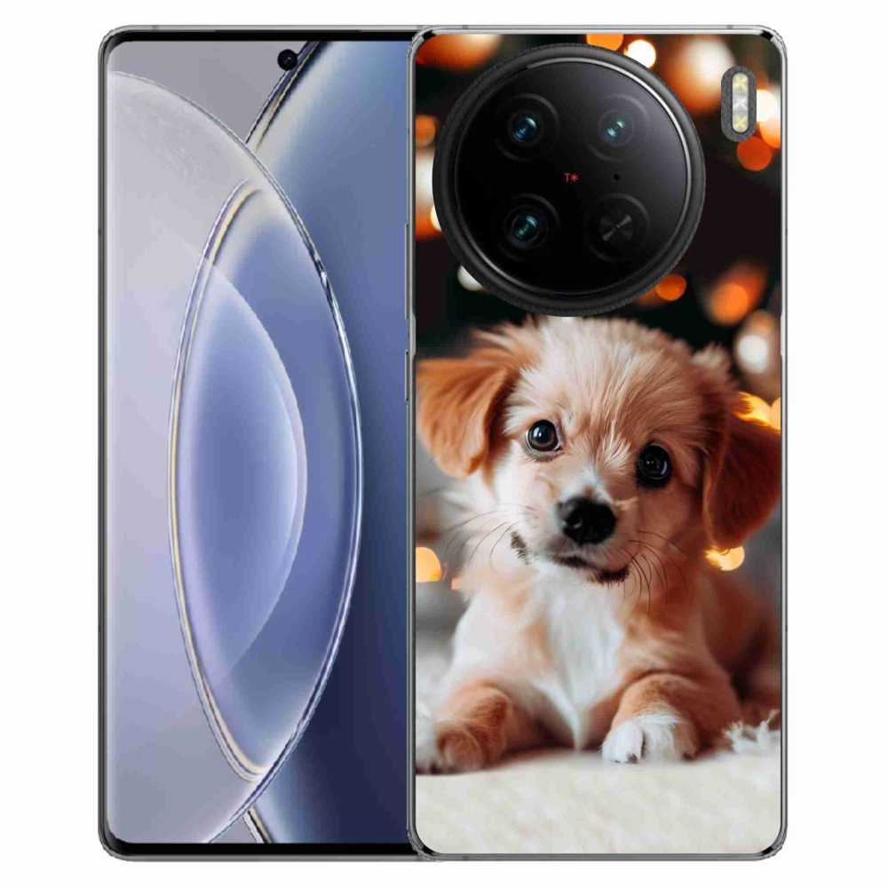 Gelový kryt mmCase na Vivo X90 Pro - štěňátko