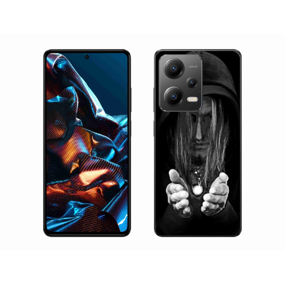 Gelový kryt mmCase na Xiaomi Redmi Note 12 Pro 5G - tajemná osoba