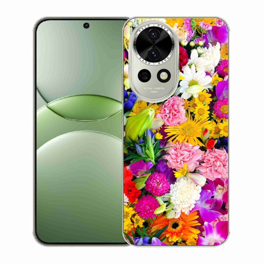 Gelový kryt mmCase na Huawei Nova 13 5G - květiny 12