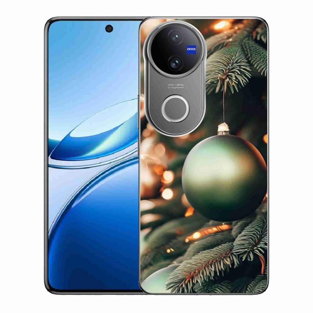 Gelový kryt mmCase na Vivo V50 5G - vánoční ozdoby 1