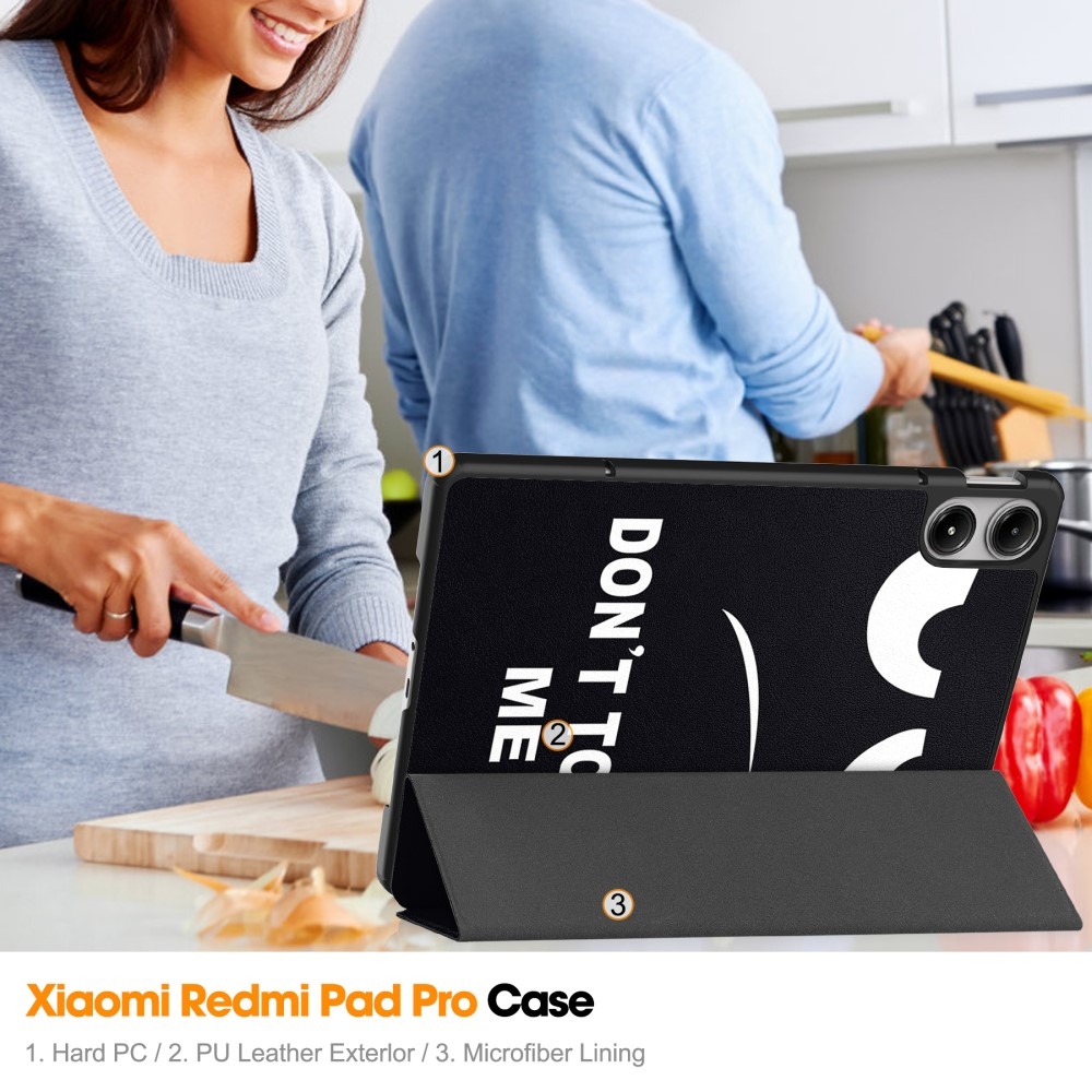 Patte chytré zavírací pouzdro na tablet Xiaomi Redmi Pad Pro 4G/5G - nesahat