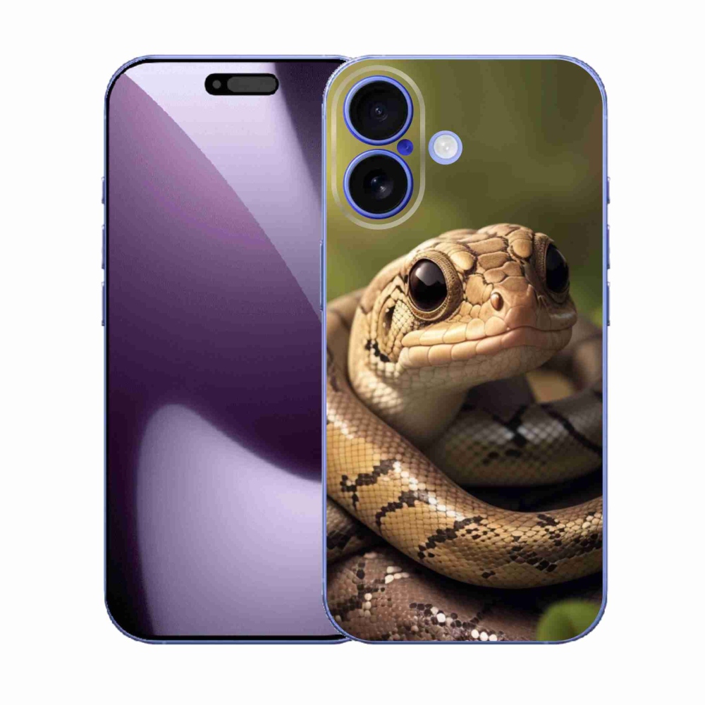 Gelový kryt mmCase na iPhone 17 - had 1