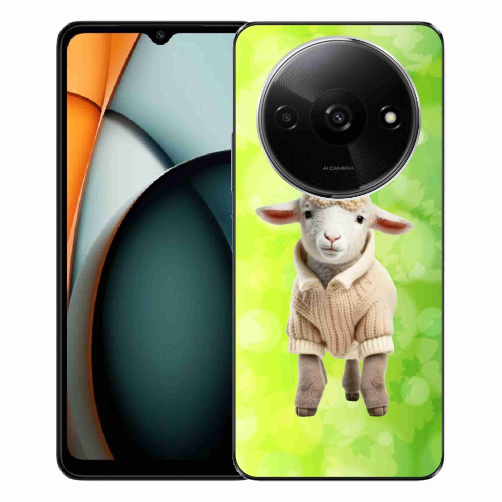 Gelový kryt mmCase na Xiaomi Redmi A3 - jehně ve svetru