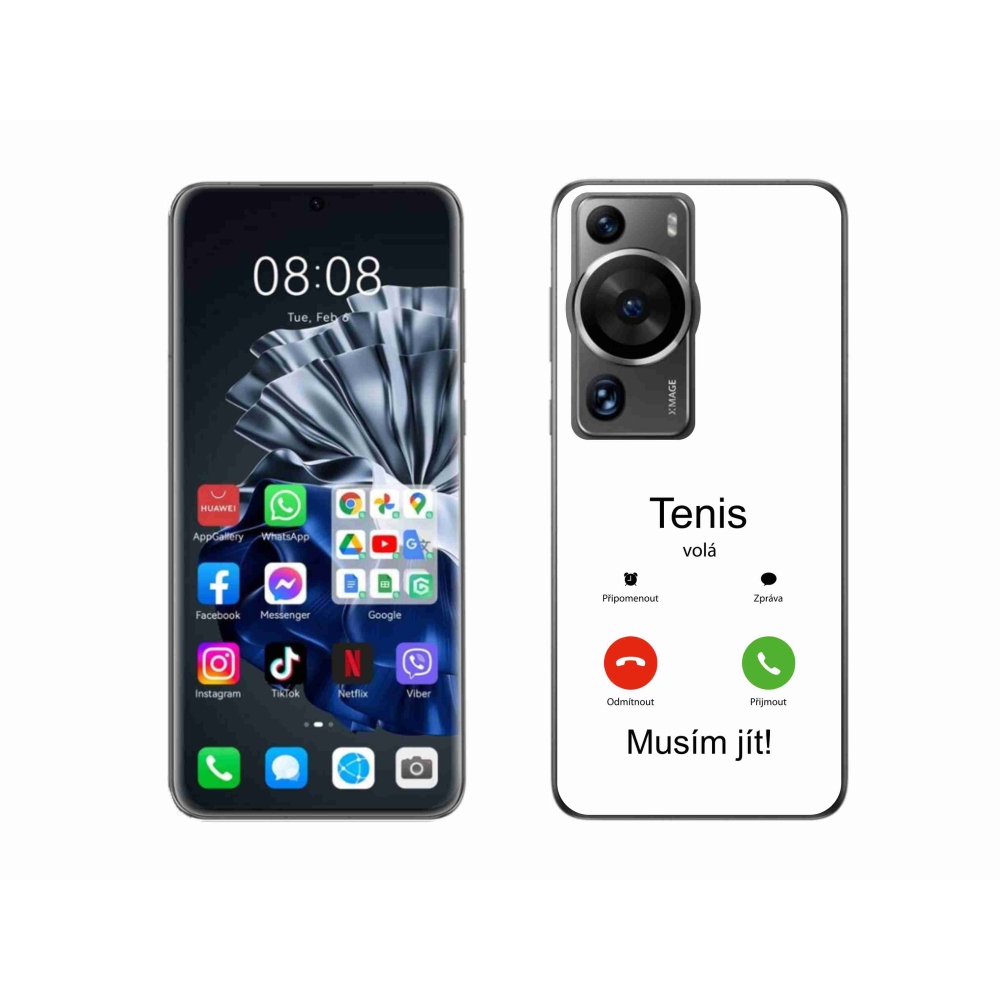 Gelový kryt mmCase na Huawei P60 Pro - tenis volá bílé pozadí