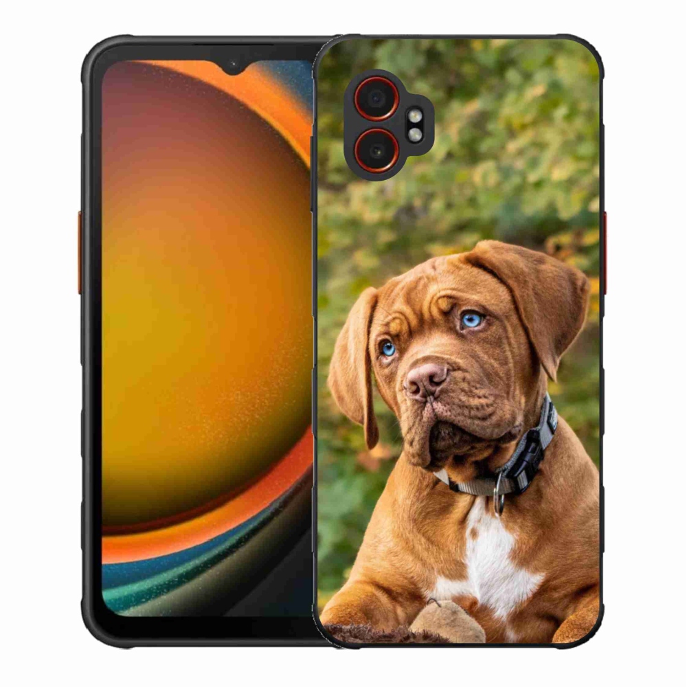 Gelový kryt mmCase na Samsung Galaxy Xcover 7 Pro - štěně 