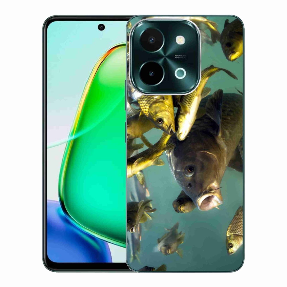 Gelový obal mmCase na Vivo Y28 - hejno ryb