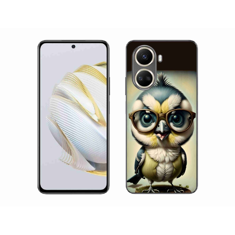 Gelový kryt mmCase na Huawei Nova 10 SE - mládě s brýlemi