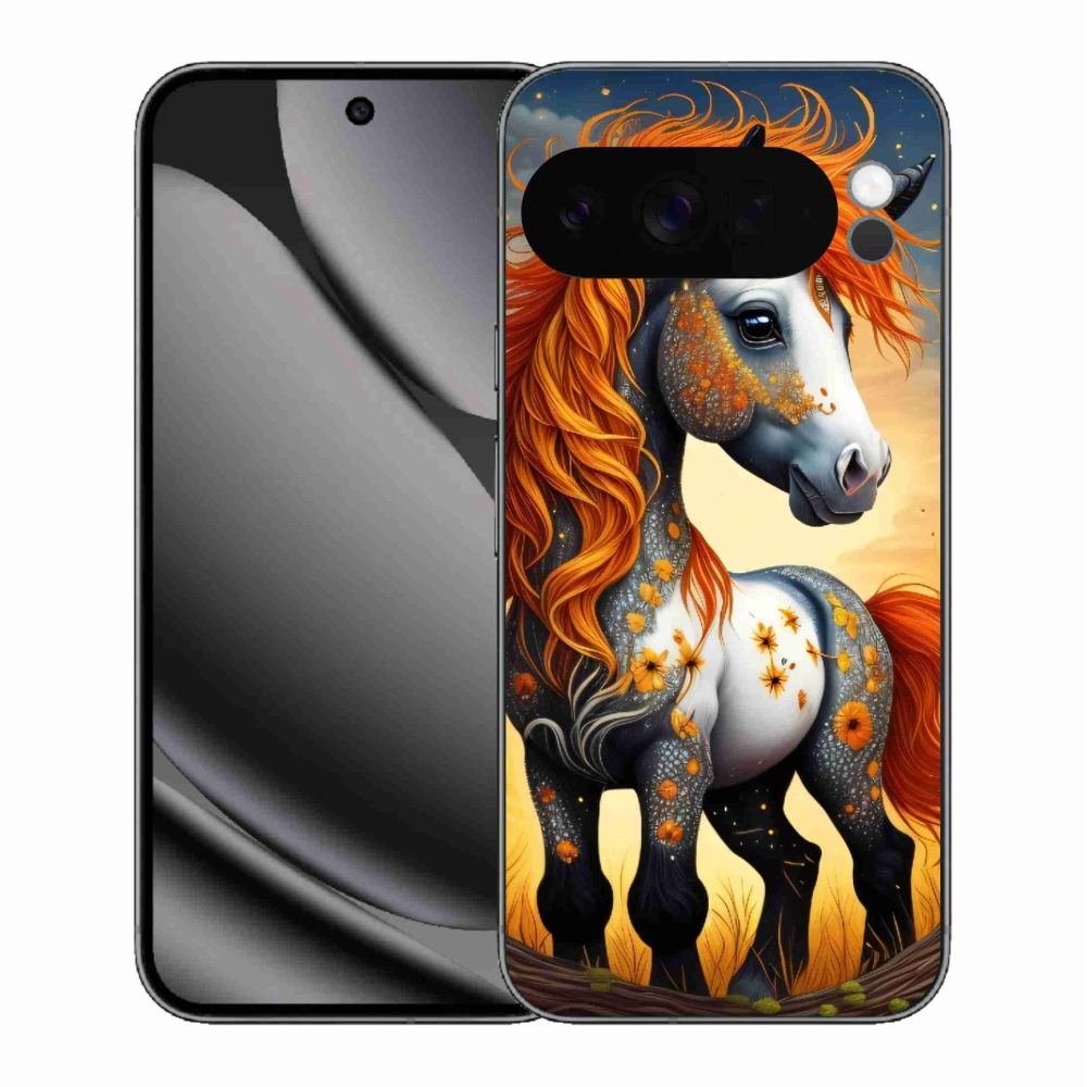 Gelový kryt mmCase na Google Pixel 10 Pro XL - barevný poník
